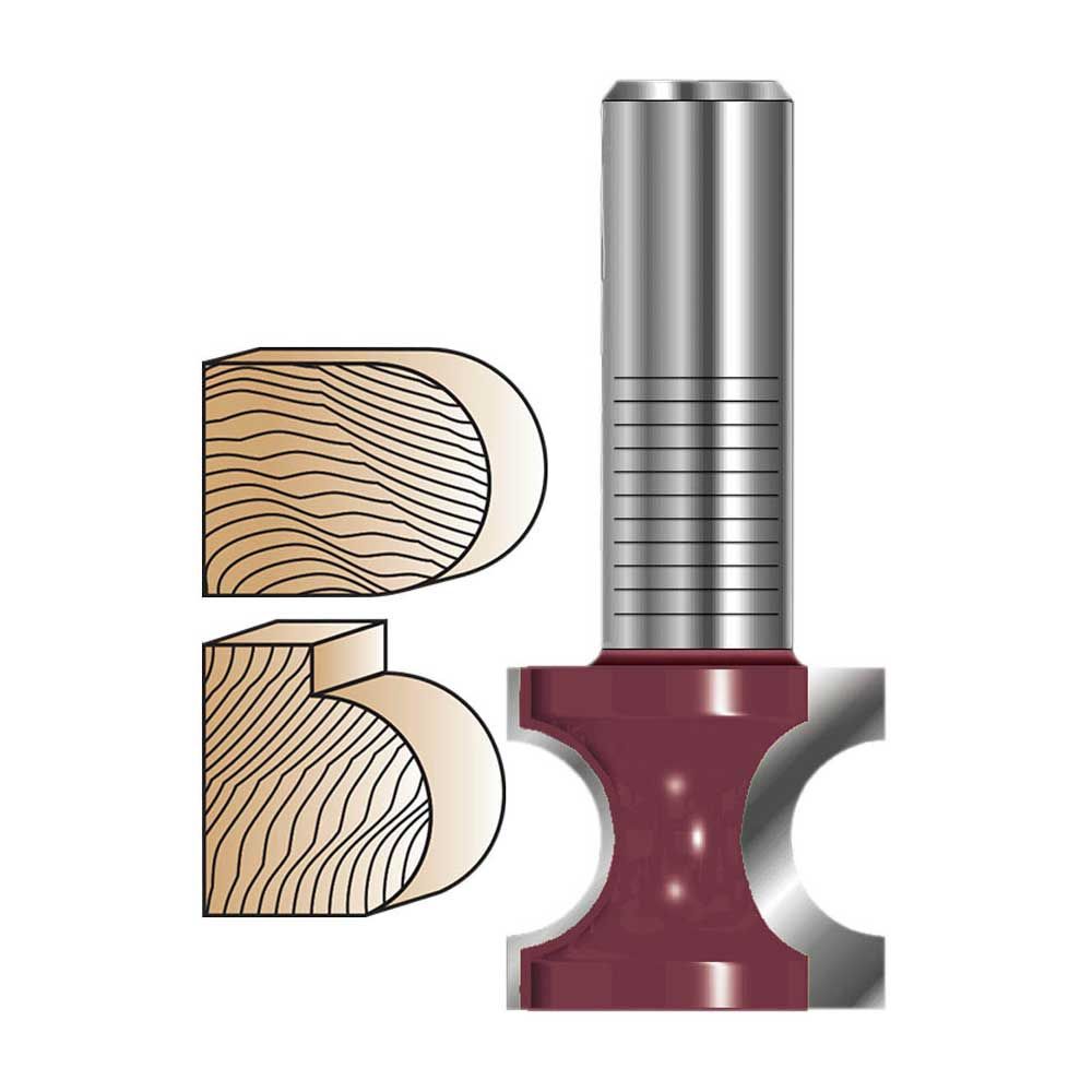 1" Bull Nose Bit, 1/2" Shank C