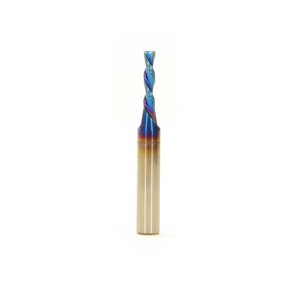 Blue Ice 1/8"Spiral Downcut Bit,9/16"CL,1/4"Shank