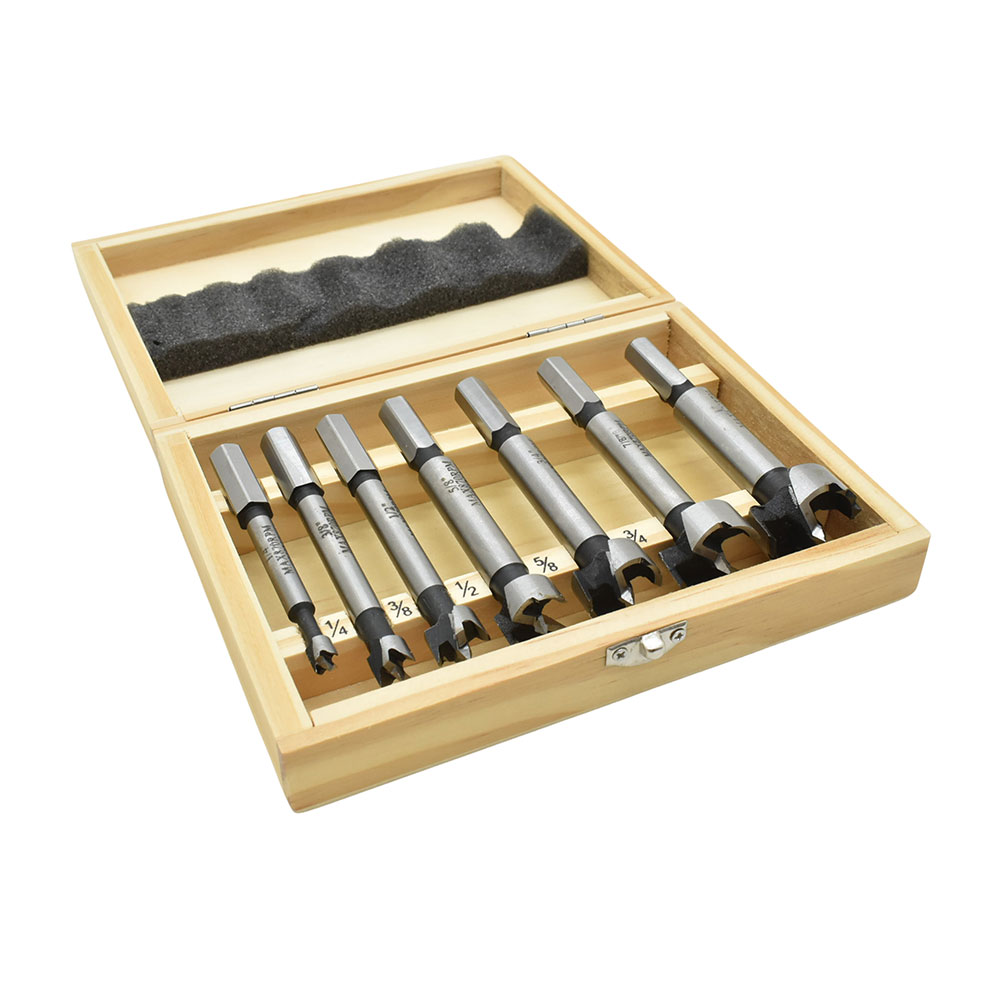 7 pc Forstner Bit Set, HEX Shank