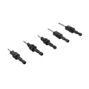 5 pc Drill/Countersink Set