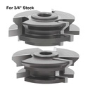 2 pc 5/8"-7/8" V Paneling Set C