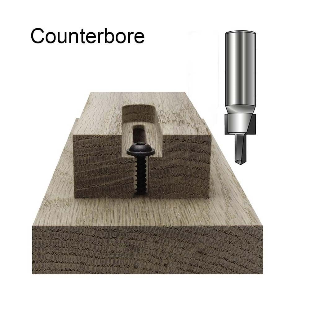 ScrewSlot w/counterbore,1/2"Sh