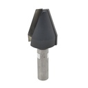 18deg. Raised Panel Bit,1/2"Sh