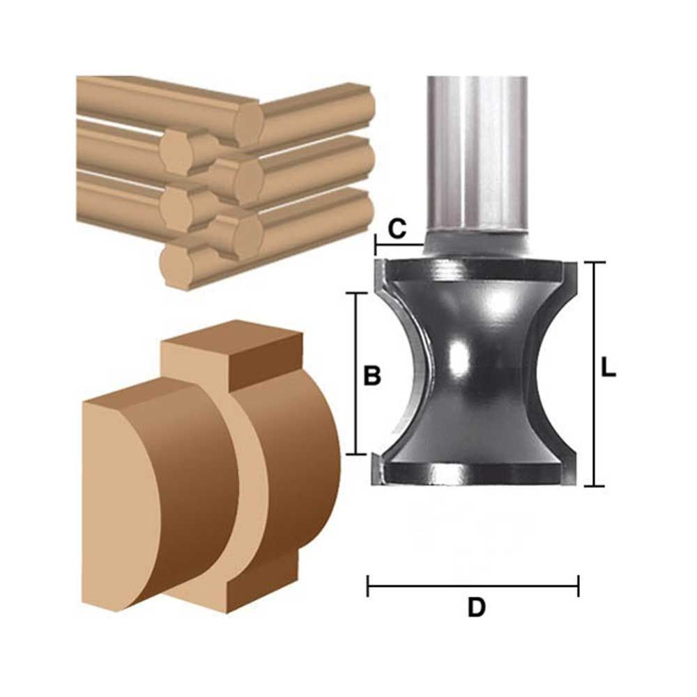 1 1/2"Finger Nail Bit,1/2"Shank C