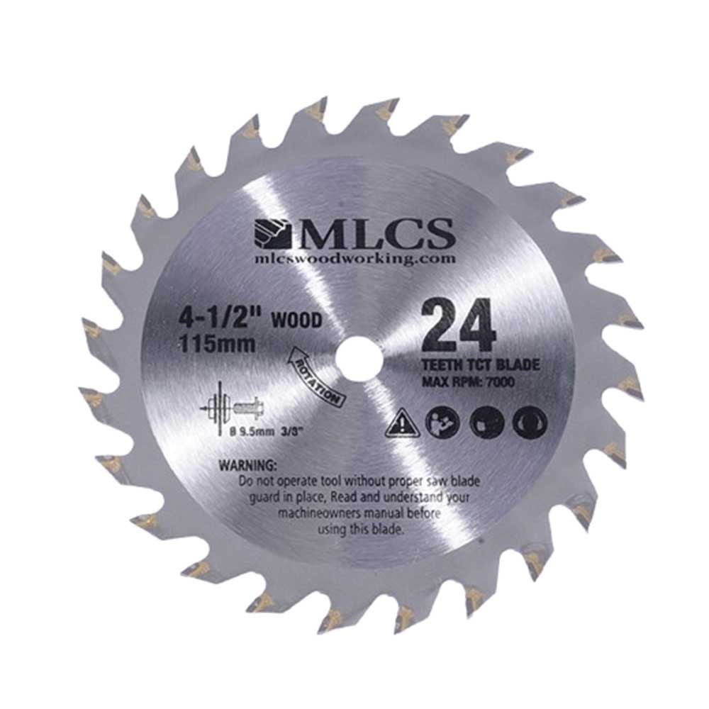 4-1/2" x 3/8" 24TCT Saw Blade