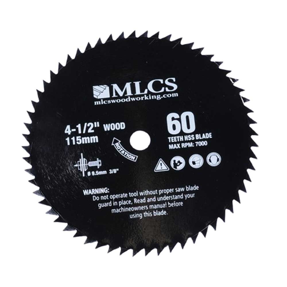 4-1/2" x 3/8" 60T HSS SawBlade
