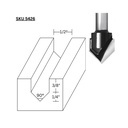 1/2" V Groove Bit - (Freud 20-104)