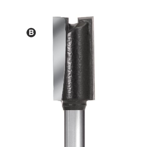 1/4" Straight Bit, 1/8"Shank C