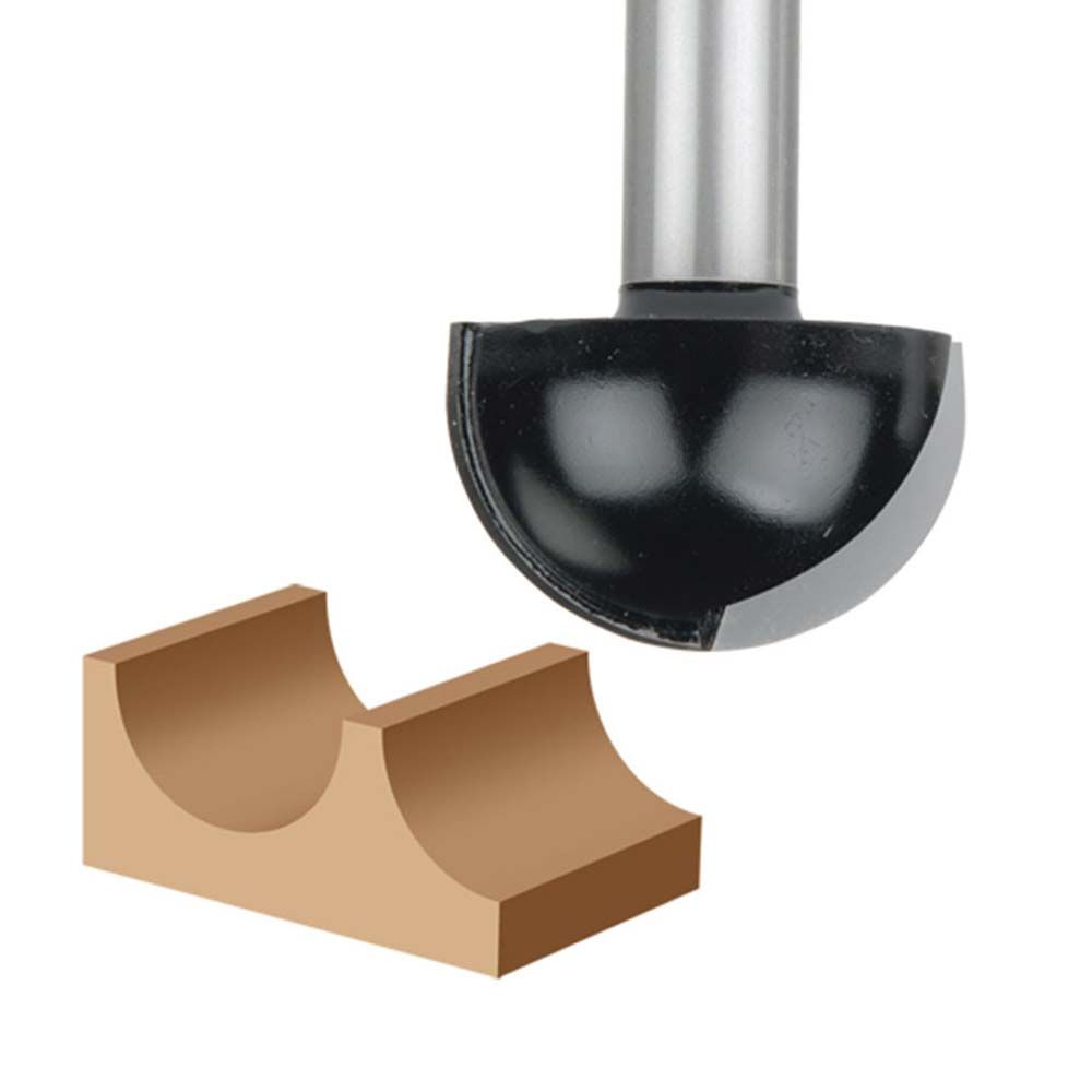 1/4"D Core Box Bit, 1/2" Shank