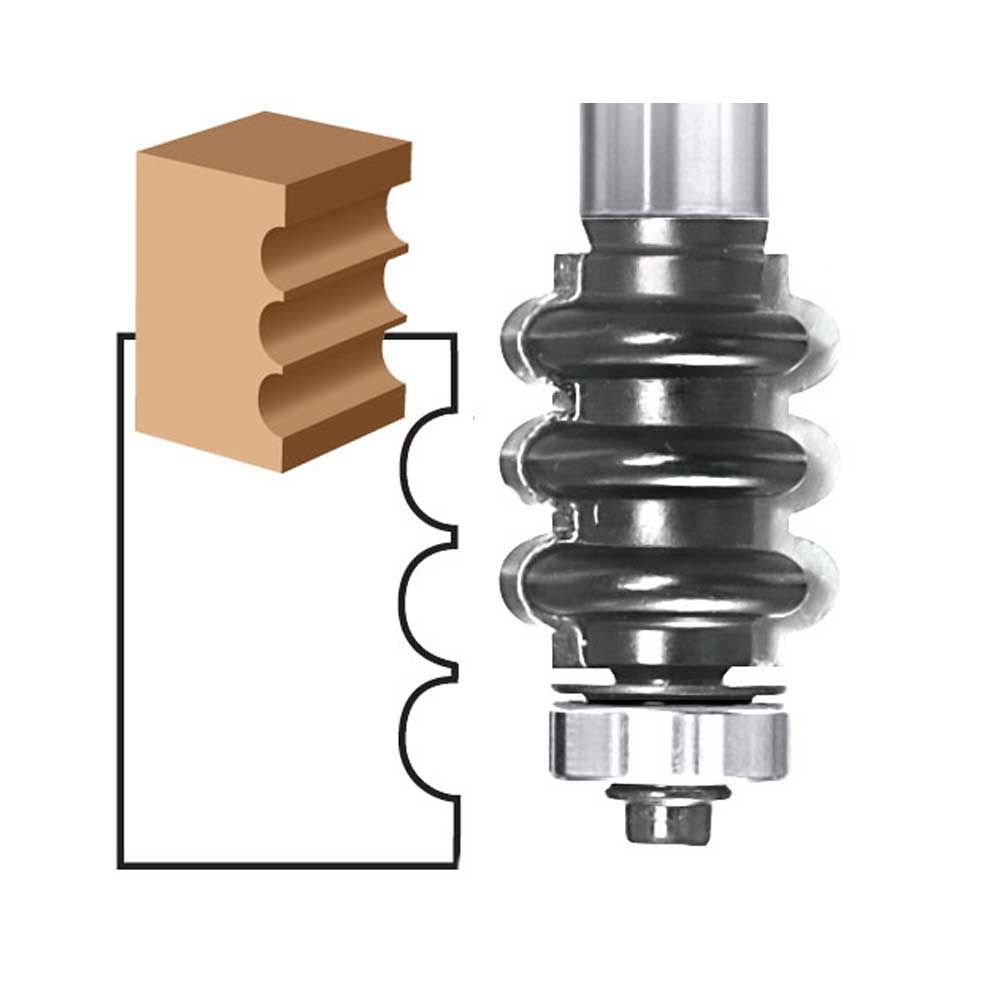 1/8" Multi-Flute Cutter,1/2"Shank C