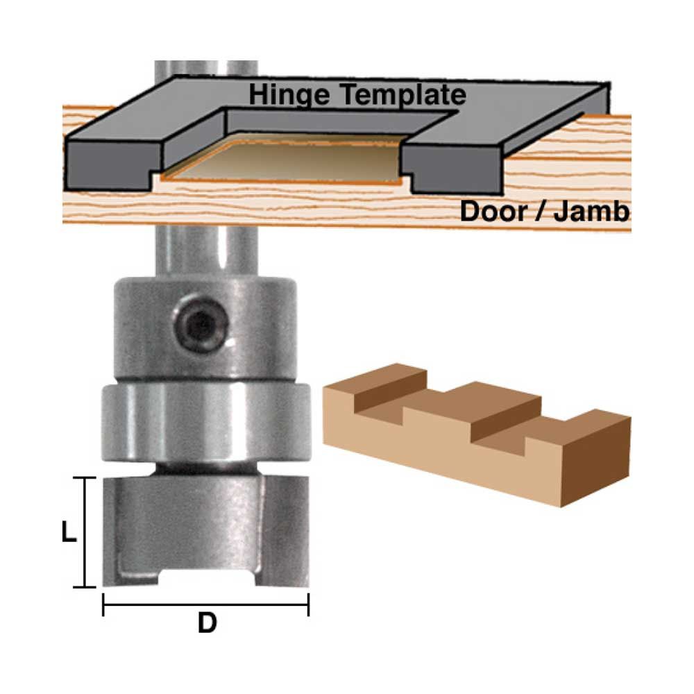 1/2" Dado Clean Out Bit,1/4" Shank - (Freud 16-100)