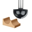 3/8"D Core Box Bit, 1/4"Shank