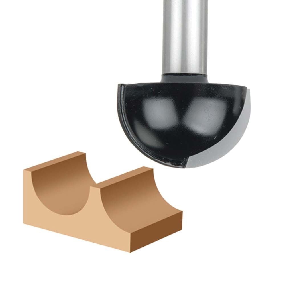 3/4"D Core Box Bit, 1/4" Shank