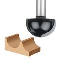 5/8"D Core Box Bit, 1/4" Shank