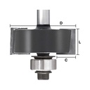 3/8" Rabbeting Bit, 1/2" Shank C