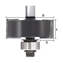 3/4" Rabbeting Bit, 1/2" Shank