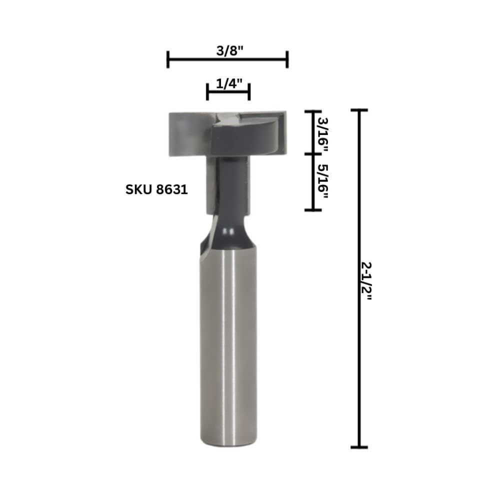 T-Slot Cutter, 1/2" Shank  (I) C