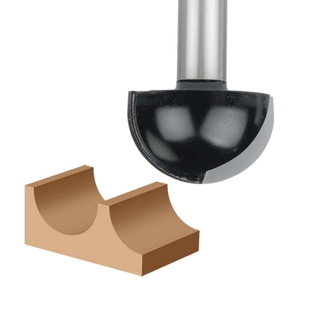 1"D Core Box Bit, 1/2" Shank