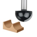 1"D Core Box Bit, 1/2" Shank