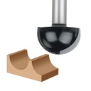 1-1/8"D Core Box Bit,1/2"Shank
