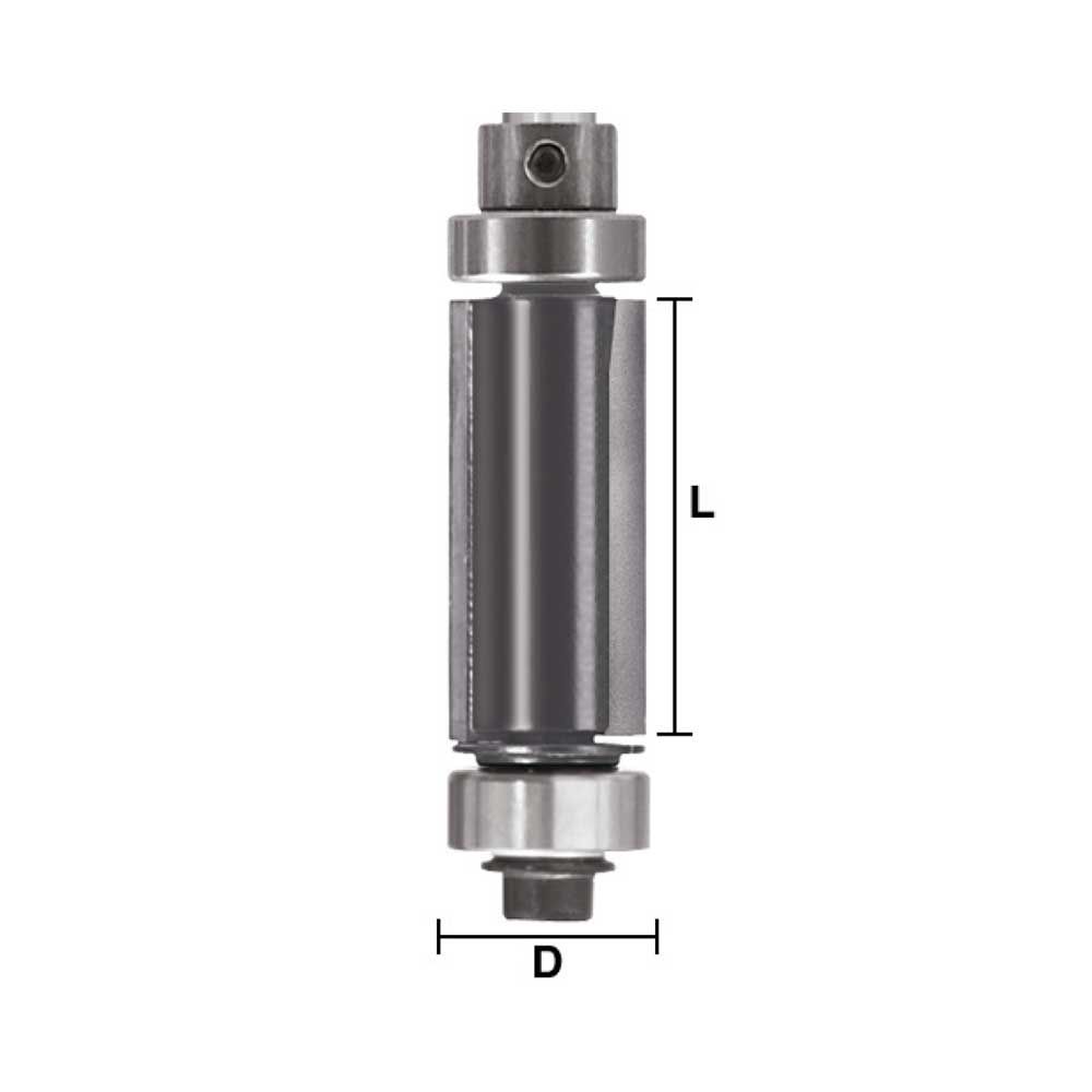 3/4" Top/Btm Pattern/FlushTrim, 2"CL
