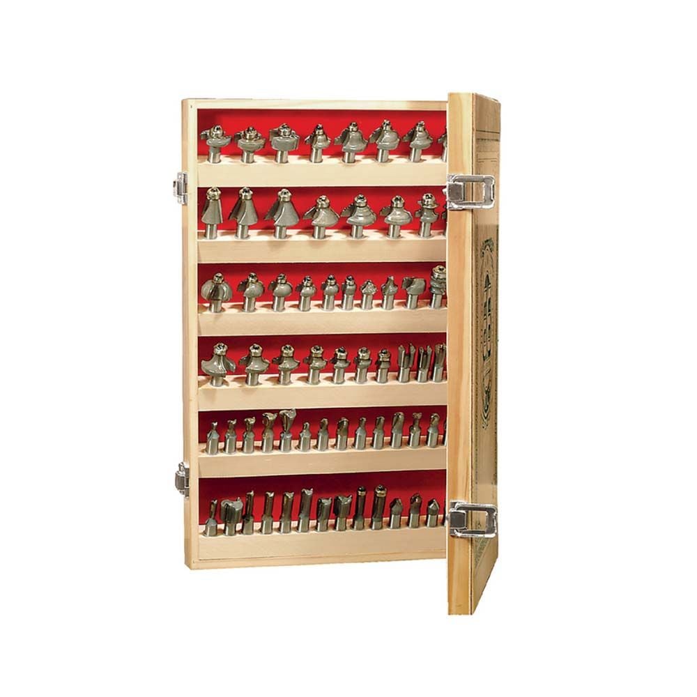Wood Cabinet Storage Box  66pc (1/2"Shank) C