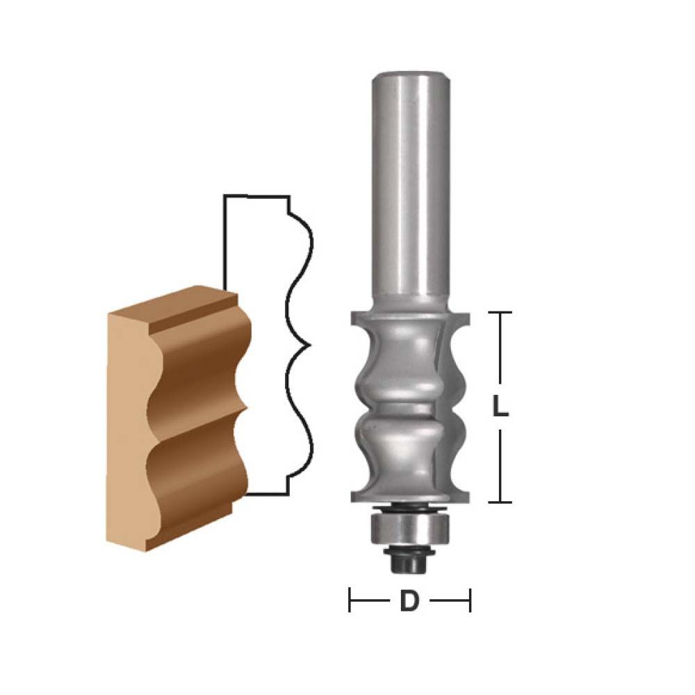 Framing Bit 1-3/16"  1/4" Shk