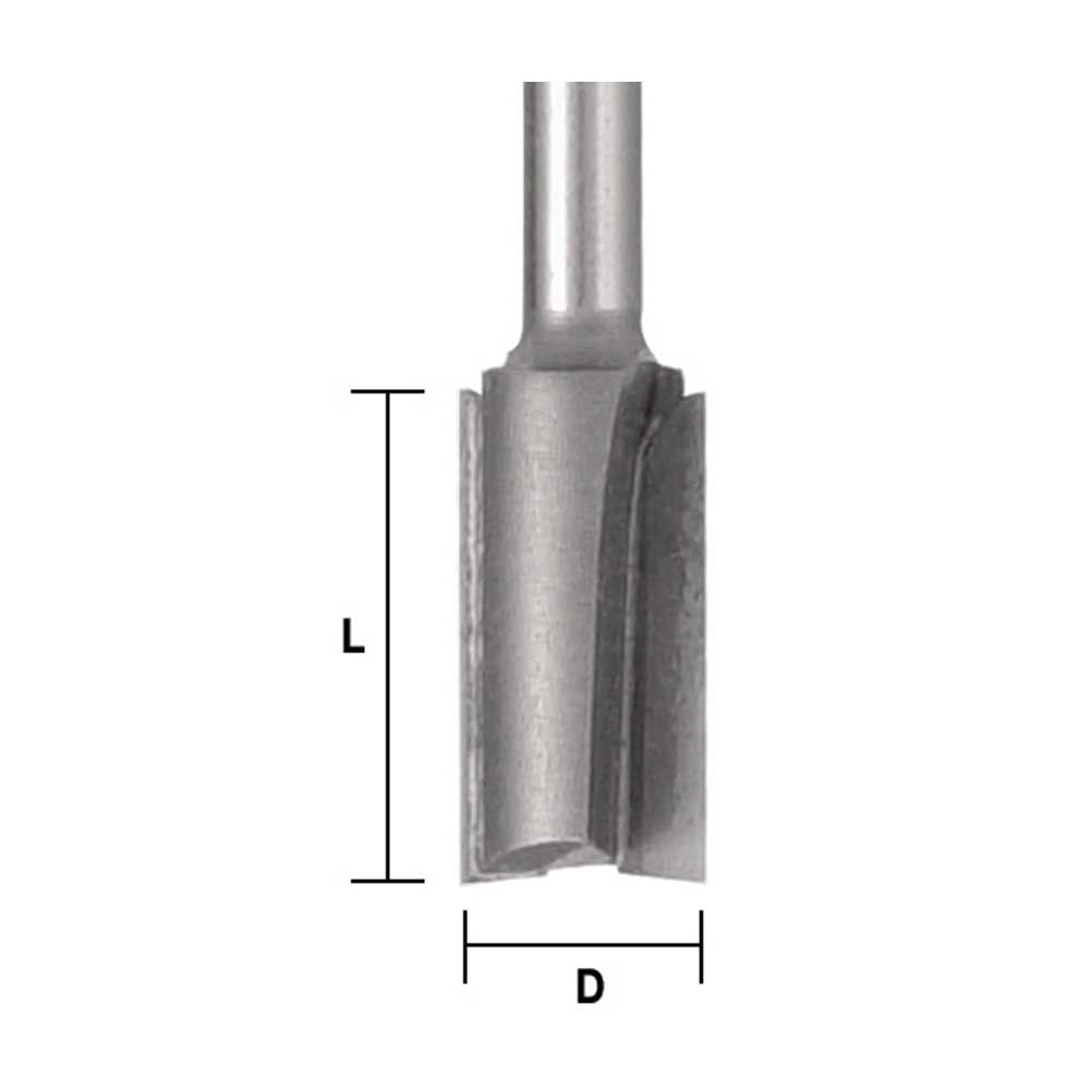Straight 1/2 X 1-1/2 X 1/2" Shank