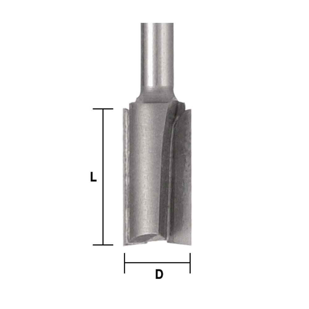 Straight 1/2 X 2-1/2 X 1/2" Shank