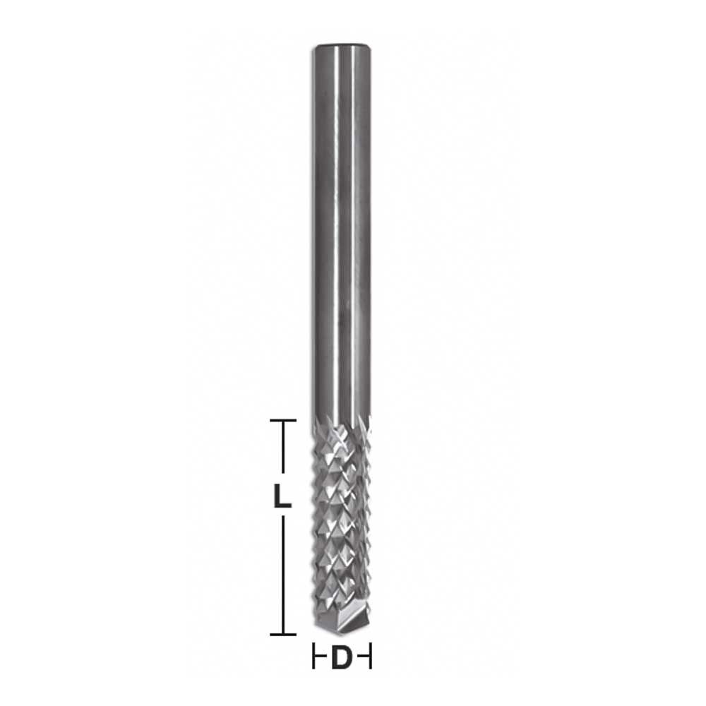 Fiberglass-SC-Vee  1/4 X 3/4 X 1/4""Shk
