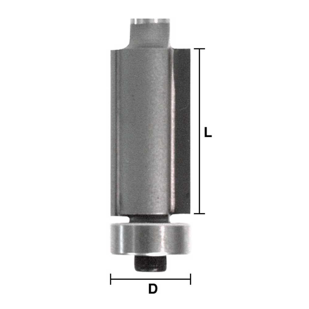 Flush Trim 7/8 X 1-1/2 X 1/2" Shank