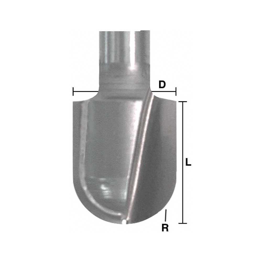 Roundnose 7/8 X 1-1/4  X 1/2" Shank