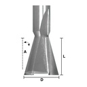 Dovetail 1/2 X 10 Degree X 1/4" Shank