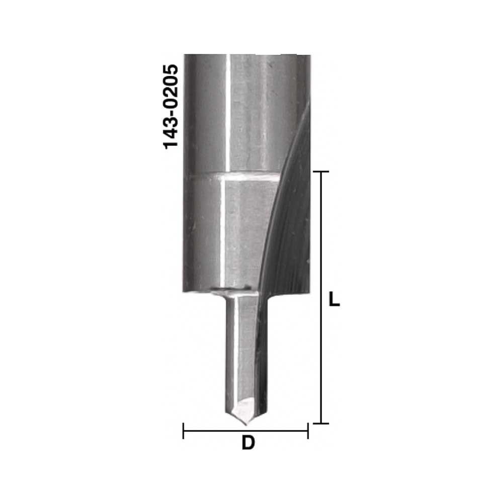 Counterbore Screw Slot  1/2" - 1/2"Shk