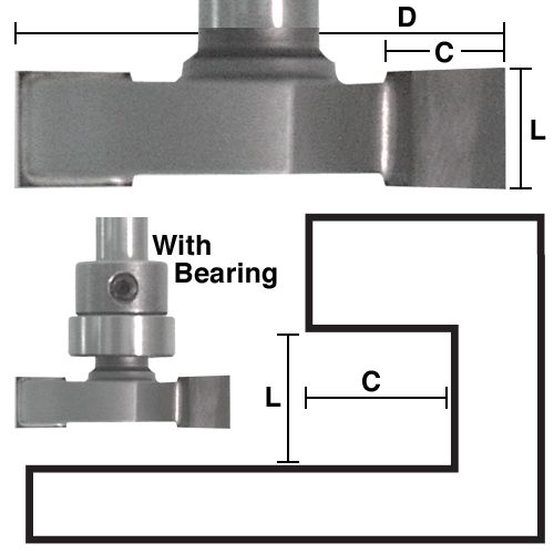 Letter Bit - 1/4" Shank