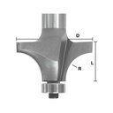 Roundover 1/4"Radius X 1/4" Shank - (Freud 34-110)
