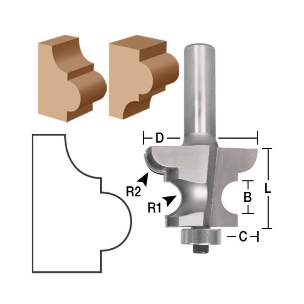 Reversible Base Cap Molding