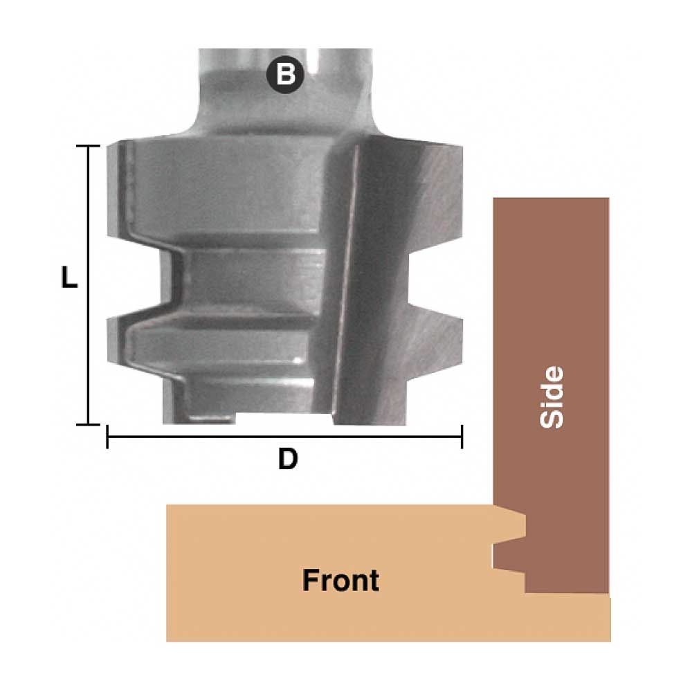 Drawer Lock  Reversible 1" X 1/4" Shank