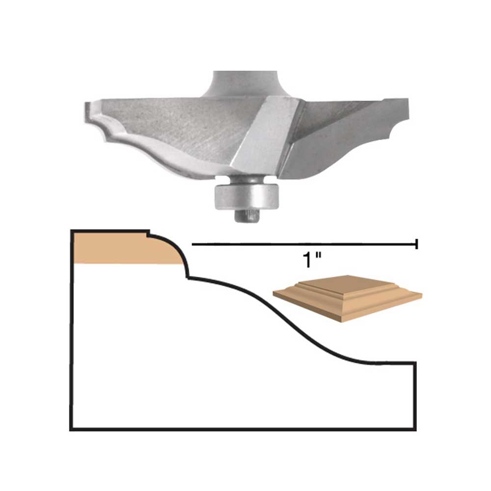 Panel Raiser Medium-Ogee Bead X 1/2" Shk