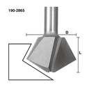 Glue Joint - 6 or 12 Side X 1/2" Shank