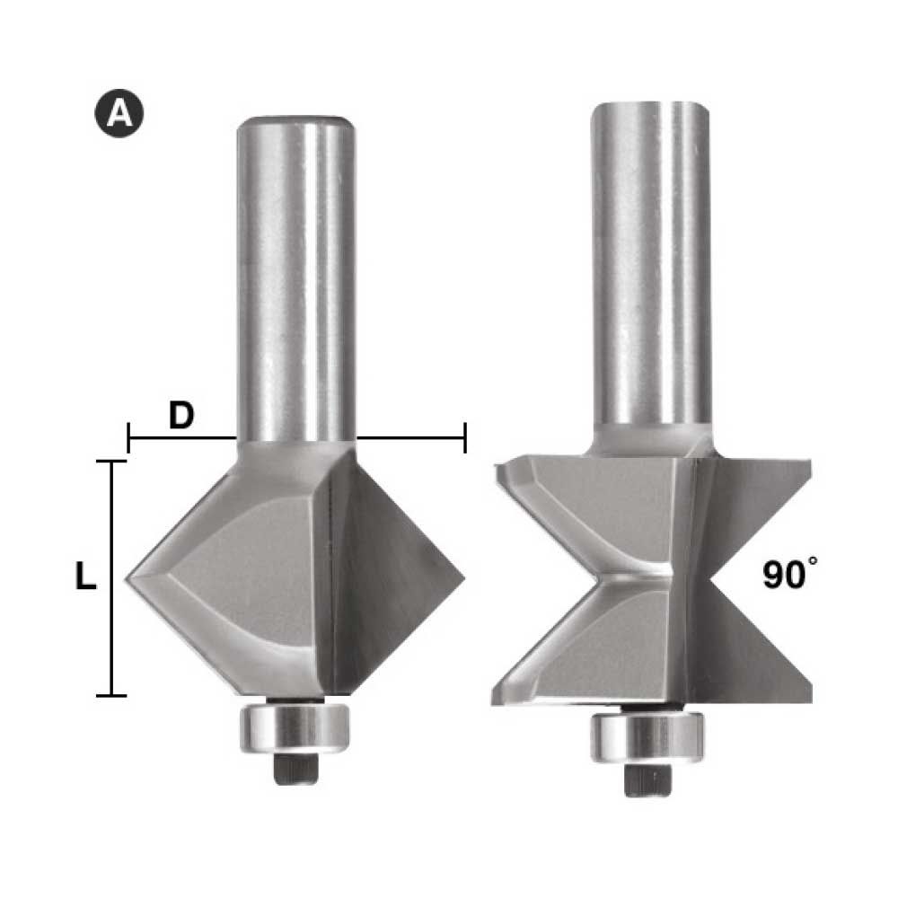 2 Piece V-Groove Set