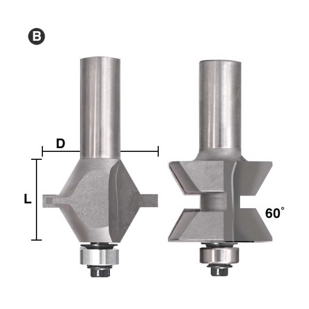 2 Pc. Edge Banding Set -  1/2" Shk