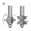 2 Pc. Edge Banding Set -  1/2" Shk