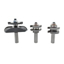 3pc Router BitSet,1/2"Shank(I)
