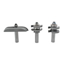 3pc Router BitSet,1/2"Shank(I)