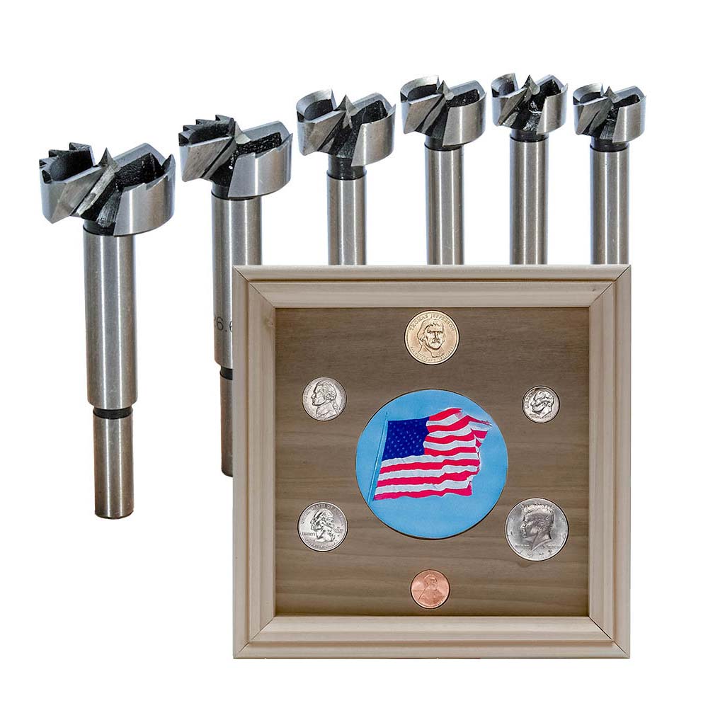 6 pc Forstner Bit Set