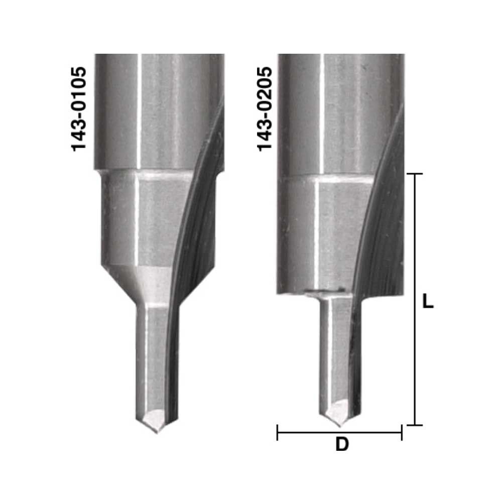 2 Pc. Countersink/Bore Set 1/2" Shk
