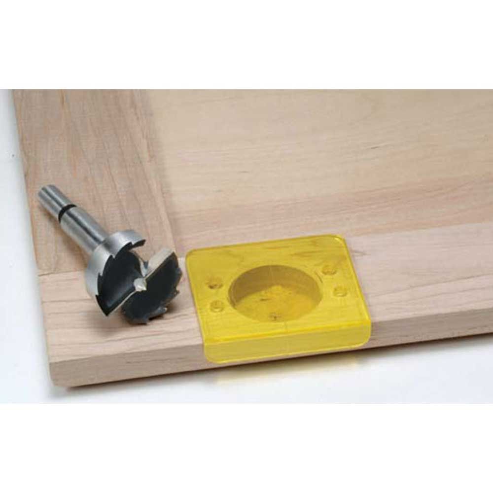 35mm Euro Hinge Jig with 1-3/8 inch Forstner Bit