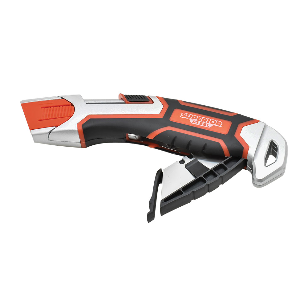 Heavy-Duty Self-Retracting Safety Utility Knife