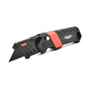 Heavy-Duty Folding Utility Knife with Belt Clip 